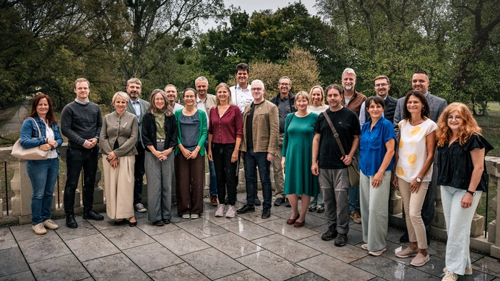 Bei der Abschlusskonferenz des Projektes Ecovisit SKAT konnten Vertreter des Naturparks ihr Konzept vorstellen