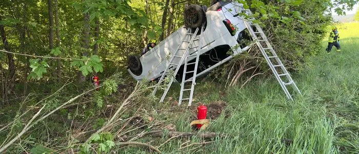 Erst Ende Mai überschlug sich ein Kleinbus, der auf der L 118 einem Reh auswich