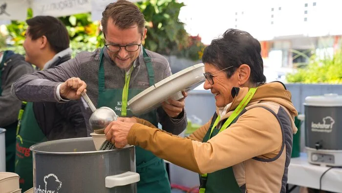 Am Samstag gab es in Kindberg viel Suppe und strahlende Gesichter