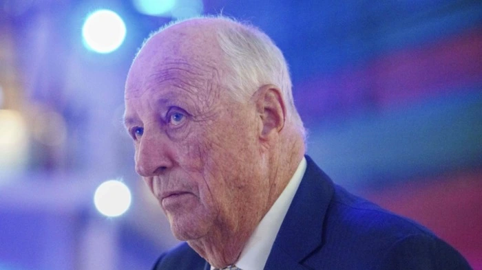 (FILES) King Harald V of Norway) attends the commemoration of the Fram Committee's 100th anniversary and the opening of an exhibition at The Fram Museum in Oslo on May 21, 2025. The health of Norway’s 89-year-old King Harald V, who is in hospital due to complications from a blood condition, has “deteriorated” over the weekend, a statement from the palace said on August 23, 2026. (Photo by Javad Parsa / NTB / AFP) / Norway OUT