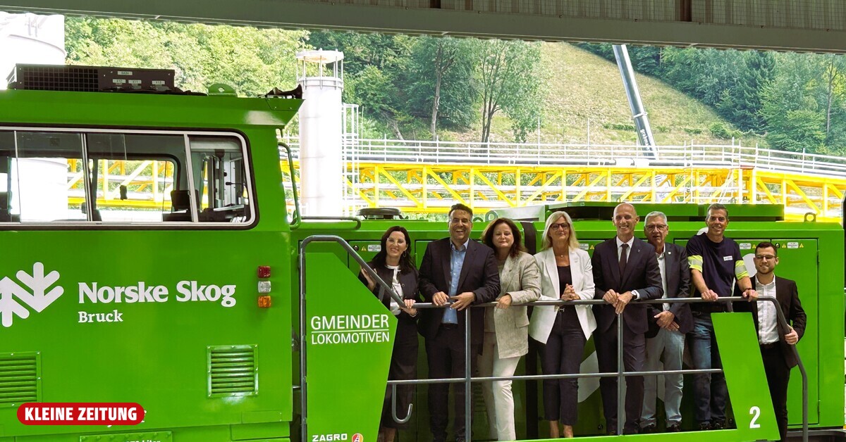 Norske Skog in Bruck: Million-euro investment and a hybrid locomotive on ...