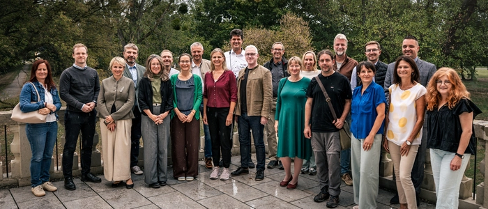 Bei der Abschlusskonferenz des Projektes Ecovisit SKAT konnten Vertreter des Naturparks ihr Konzept vorstellen