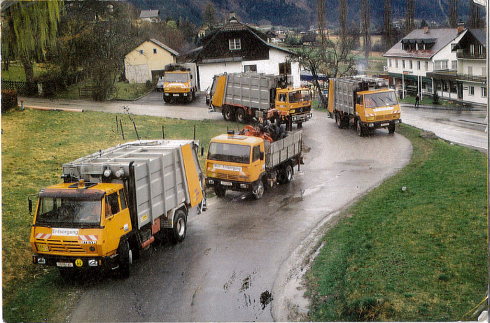 Der Fuhrpark im Jahr 1991
