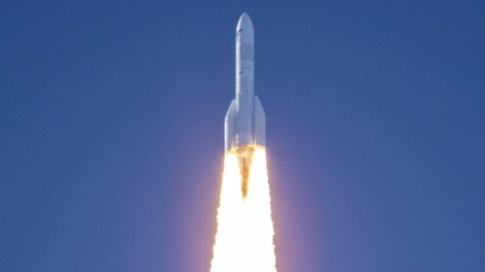 An Bord einer Ariane-6-Rakete startete der Satellit ins All