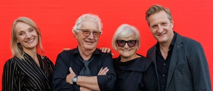 Die Familie: Vater Ewald und Mutter Ingrid sowie Marleen Viereck-Kals und Bernhard Viereck