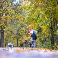 Den Regenschirm dabeizuhaben, kann gegen Ende der Woche nicht schaden