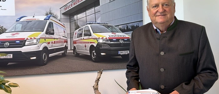 Helmut Gass ist seit Mai Leiter der Rotkreuz-Bezirksstelle Bruck-Mürzzuschlag