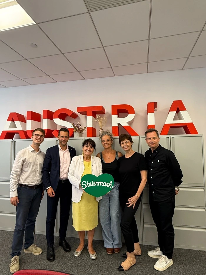 Eine Delegation aus der Heimat auf Besuch bei Galler in den USA