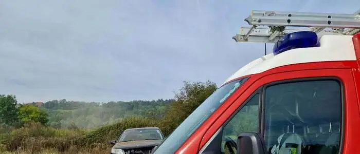 Zwei Feuerwehren standen im Einsatz