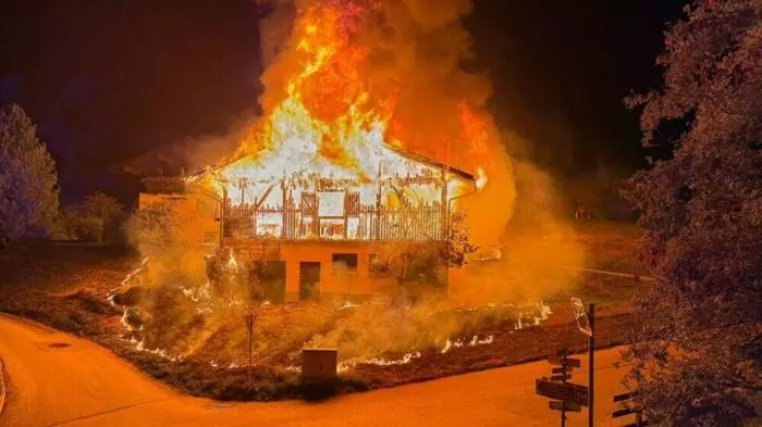 ST. VEIT IM PONGAU - ÖSTERREICH: FOTO: APA/Feuerwehr St. Veit/Stefan Hafner