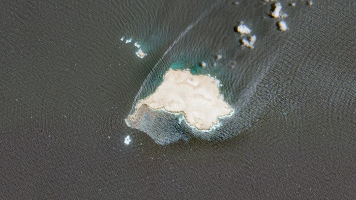 Satellitenbild soll Ölleck zeigen