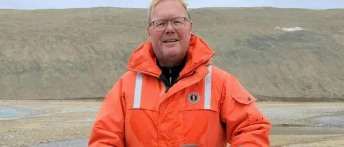 Günter Köck bei einer früheren Expedition in die kanadische Arktis