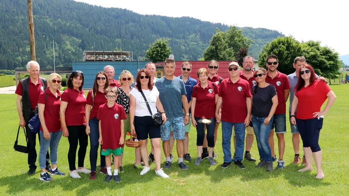 Die Theatergruppe St. Ulrich unter ihrer Obfrau Petra Hatzel freute auf eine schönen Wandertag