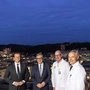 Landesrat Karlheinz Kornhäusl, Med Uni Rektor Hellmut Samonigg, Herzchirurg Günther Laufer und KAGes-Vorstandsvorsitzender Gerhard Stark 