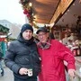 Echte Freundschaft: Antonio Antukic und Jürgen Herfurt besuchten gemeinsam den Weihnachtsmarkt in München 