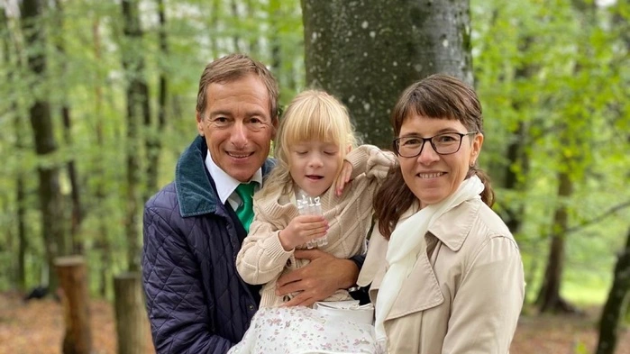 Kerstin R. mit ihrem Mann Josef und ihrer jüngsten Tochter 