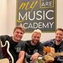 Eröffneten jüngst die "My Square My Music Academy" Flo Gruber, Patrick Freisinger, Thomas Edler und Gerhard Burda