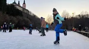 eislaufen mariatrost teich