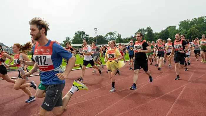 2000 Läuferinnen und Läufer gingen beim Kleeblattlauf an den Start