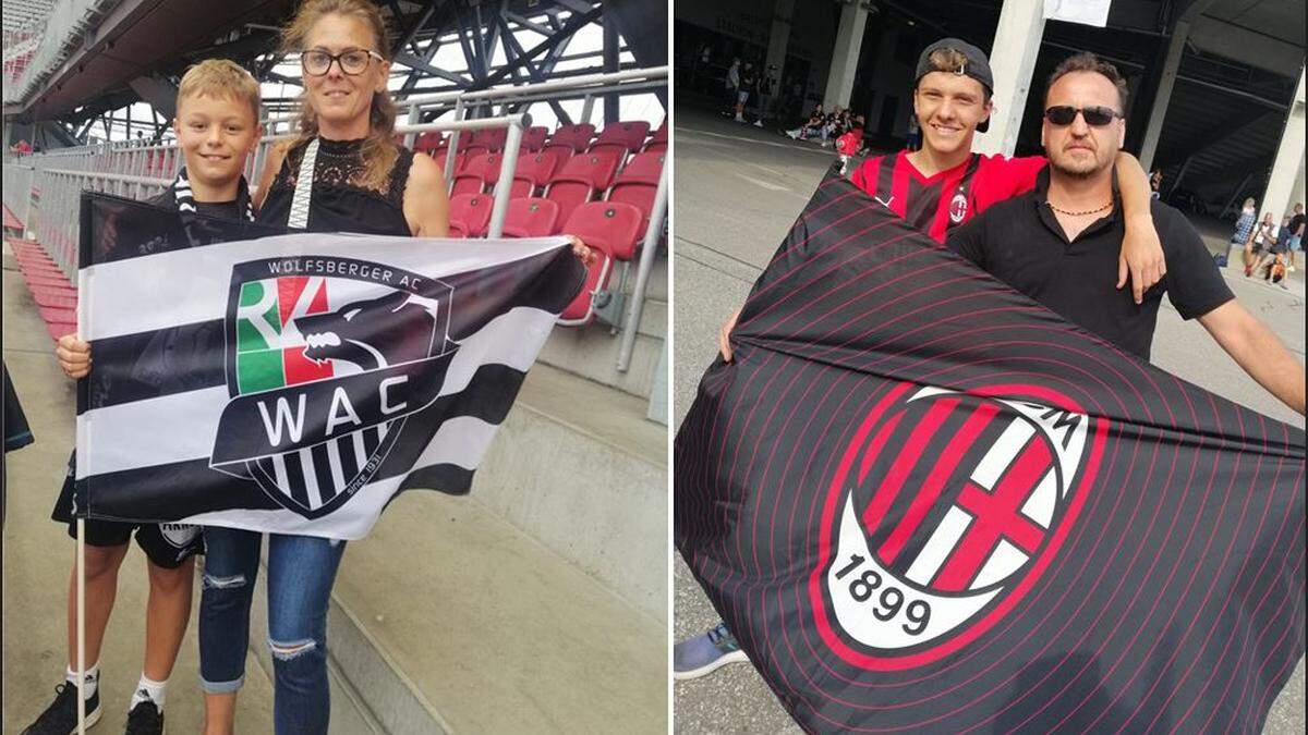 WAC- und Milan-Fans feierten zusammen