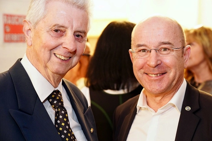 Präsident der Kiwanis-Gmünd, Walter Tivan mit dem Govenor Elect Franz Nagelseder