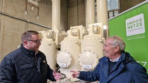 Energie-Steiermark-Vorstände Martin Graf und Christian Purrer  