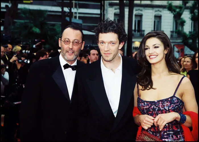 Schauspielerin Nadia Farès 2000 an der Seite von Jean Reno (links) und Vincent Cassel