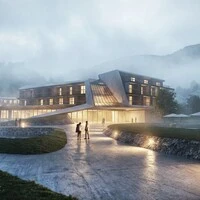 So könnte die Therme am Klopeiner See aussehen – wenn sie denn gebaut wird