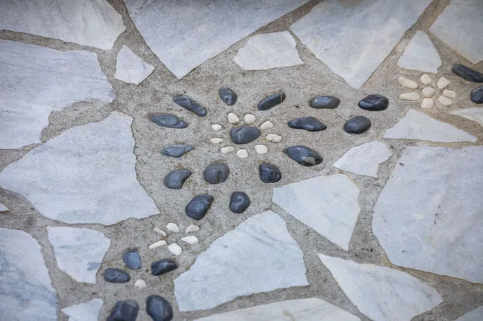 Liebevolles Detail im Außenbereich.