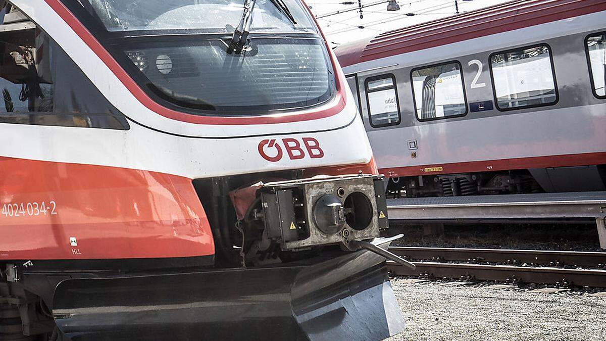 Fernverkehrszüge Richtung Klagenfurt fahren später ab (Sujetbild)