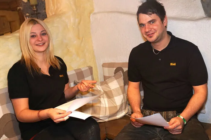 Leiterin Christine Hirz und Obann Michael Wrabl.