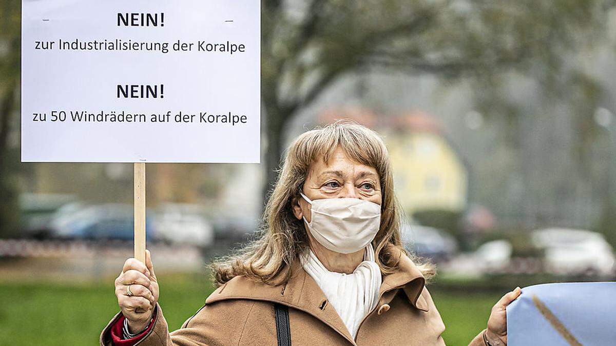 Der Widerstand gegen Windräder auf der Koralpe ist lange noch nicht zu Ende