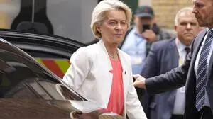 Ursula von der Leyen am Beginn des Sondergipfels. Bei den Beratungen war sie nicht dabei