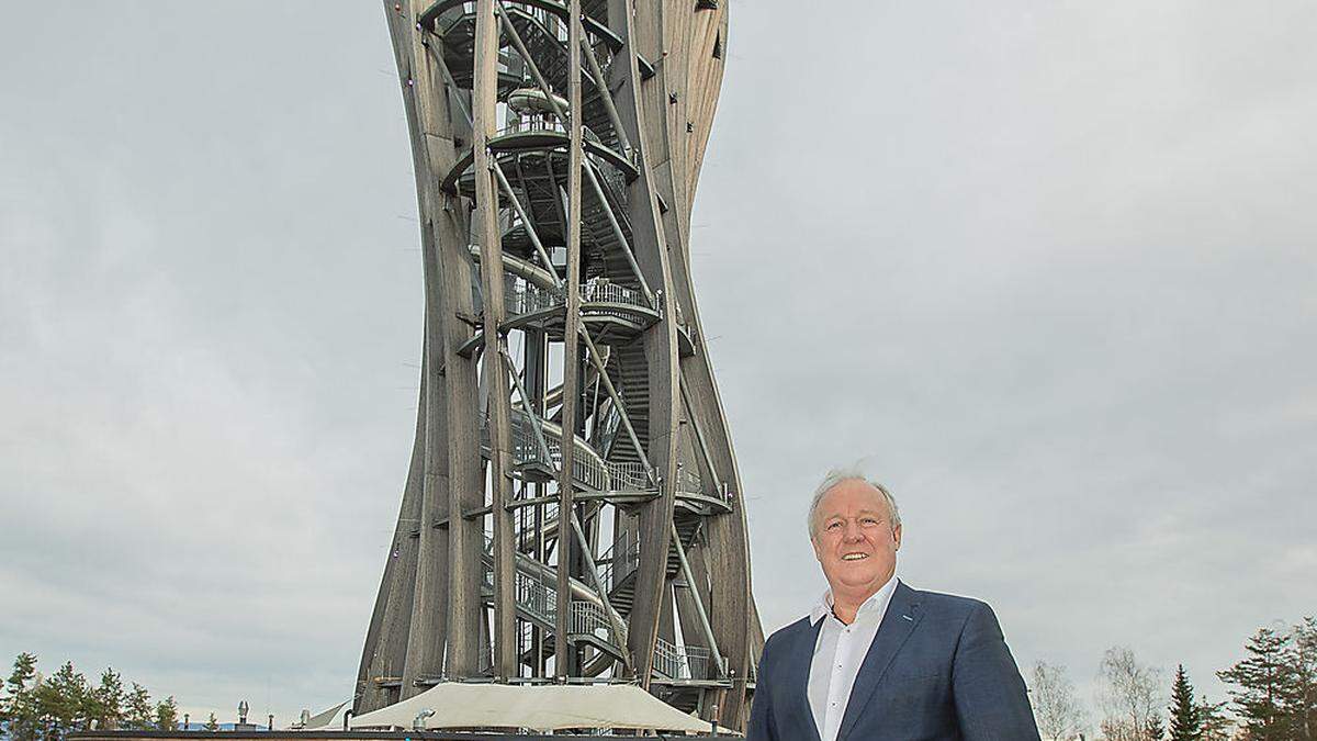 Pyramidenkogel Bürgermeister Gerhard Oleschko