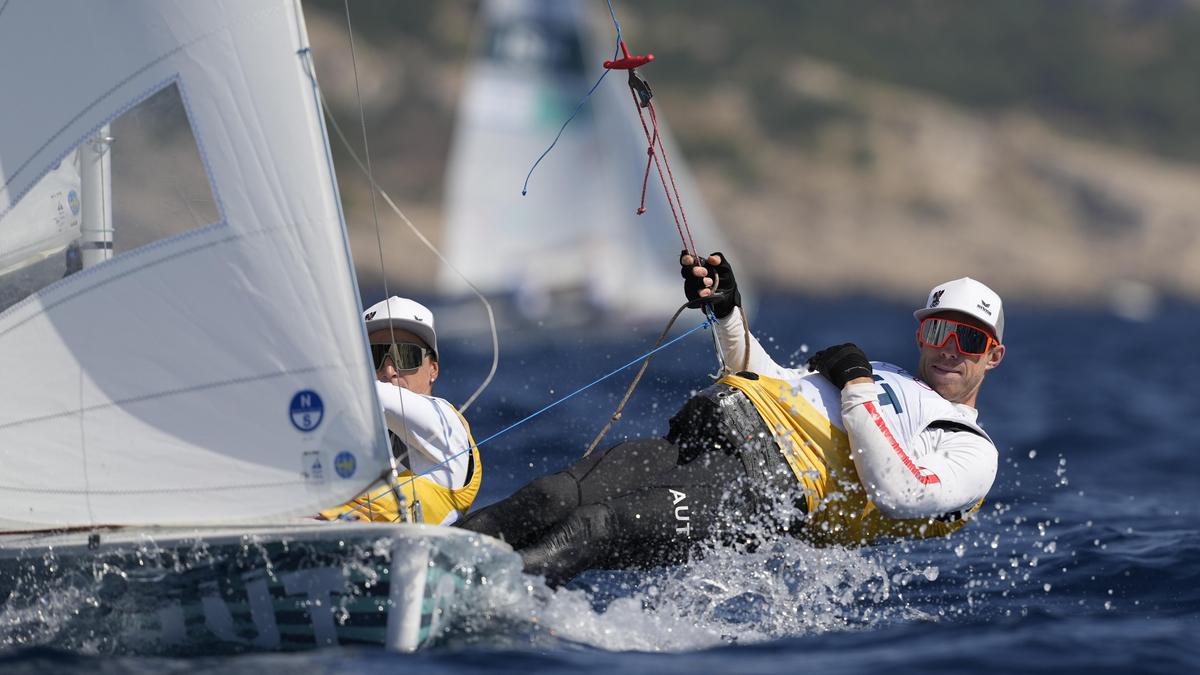 Im Einsatz: Lara Vadlau und Lukas Mähr gehen als Führende ins Medal Race 