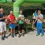 Ehrung für Verdienste im Rahmen der Laufveranstaltung - von links: Ernst Bonek, Hans Terler, Gerfried Hoch, Rene Stix (Naturfreunde Landesleitung), Gottfried Lang (Veranstalter)