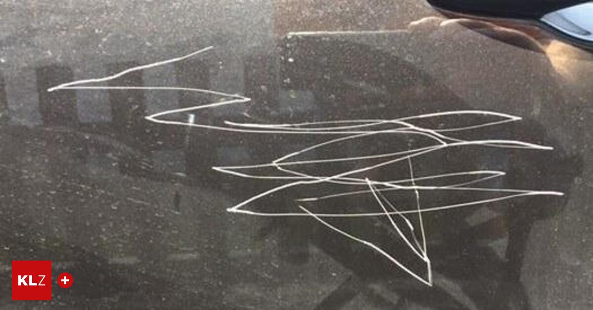 Sachbesch-digung-35-Autos-in-einer-Grazer-Gasse-zerkratzt-63-000-Euro-Schaden