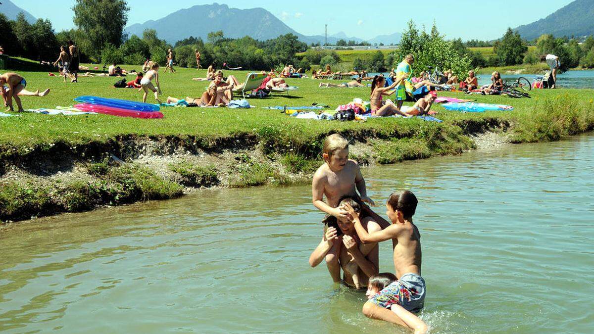 Im Silbersee kann gratis gebadet werden