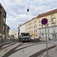 Die Arbeiten am Dietrichsteinplatz sind im Laufen