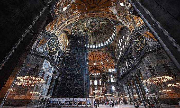 Einblick in die Hagia Sophia 