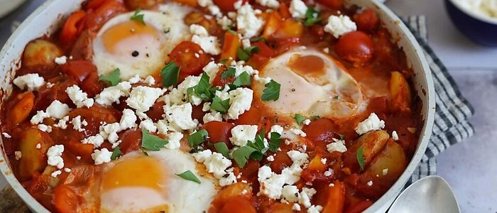Shakshuka - eine Spezialität der nordafrikanischen und jüdischen Küche