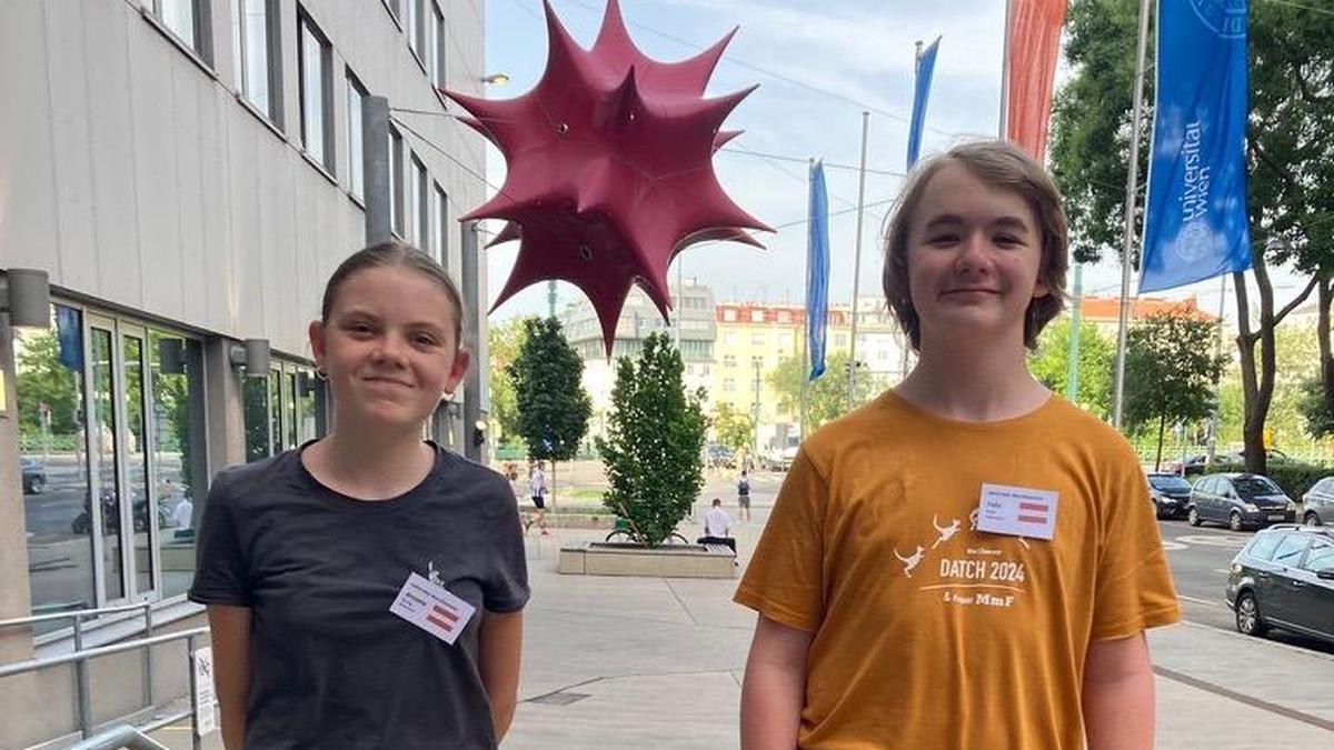 Antonia Raunig und Felix Koini beim Datch-Treffen in Wien