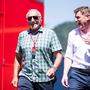 Dietrich Mateschitz, hier beim Formel-1-GP in Spielberg im Juni 2019, mit Thomas Überall, der ab Oktober Geschäftsführer des Projektes Spielberg wird