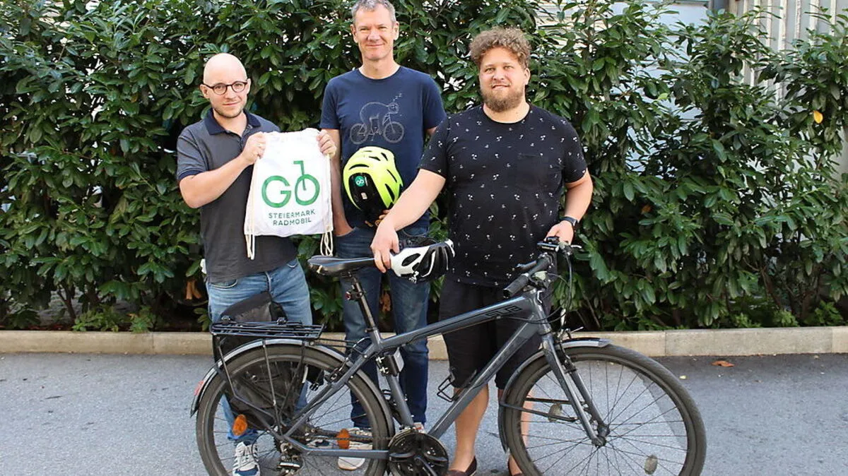 Radler-Team: Robert Schwarz, Wolfgang Kühnelt und Alexander Stegisch 