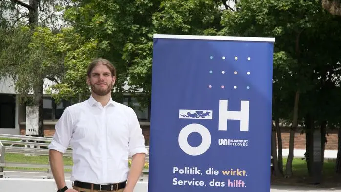 Sebastian Brunthaler ist neuer Vorsitzender der ÖH an der Uni Klagenfurt