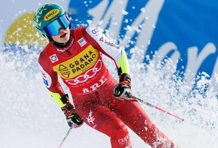 In Åre in Schweden holte sich Julia Scheib im März den ersten Platz – und somit frühzeitig die kleine Kristallkugel im Riesentorlauf