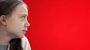 Greta Thunberg führt ein Zwiegespräch
