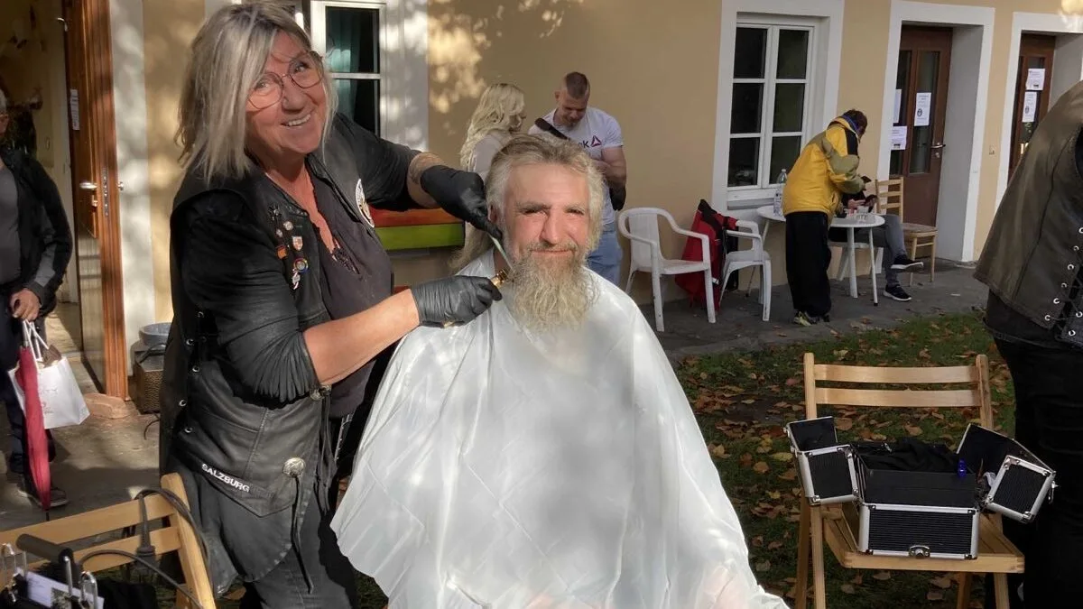 Ein Barber Angel im Einsatz