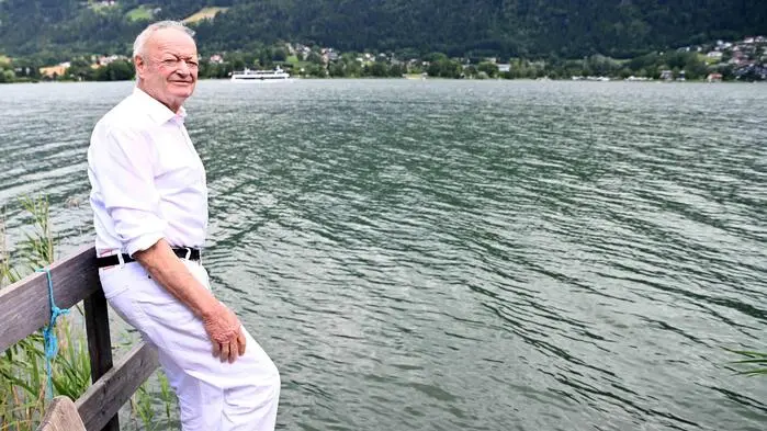 Andreas Khol, ÖVP, Sommergespräch 2022, Ossiach am Ossiachersee mit Antonia Gössinger