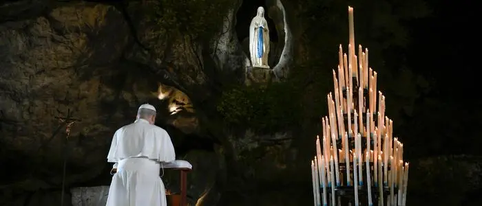 Papst Leo XIV. in Lourdes